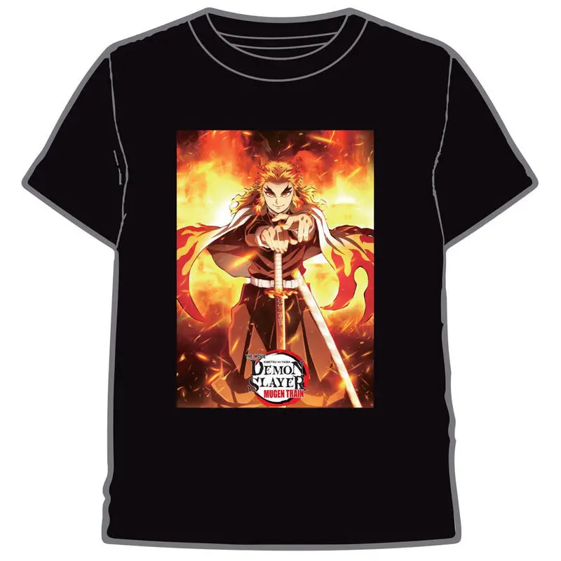 Demon Slayer Kimetsu no Yaiba Kyojuro Rengoku T-shirt termékfotó