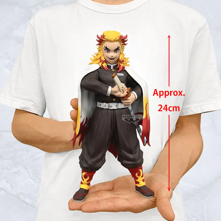 Demon Slayer Kimetsu no Yaiba Kyojuro Rengoku Grandista Figur 24 cm Produktfoto