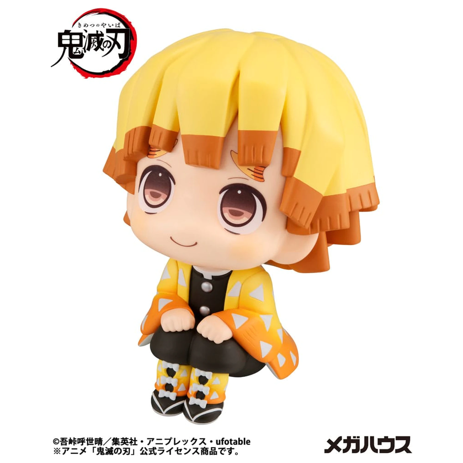 Demon Slayer Kimetsu no Yaiba Look Up PVC Statue Zenitsu Agatsuma Smile Ver. 11 cm Produktfoto