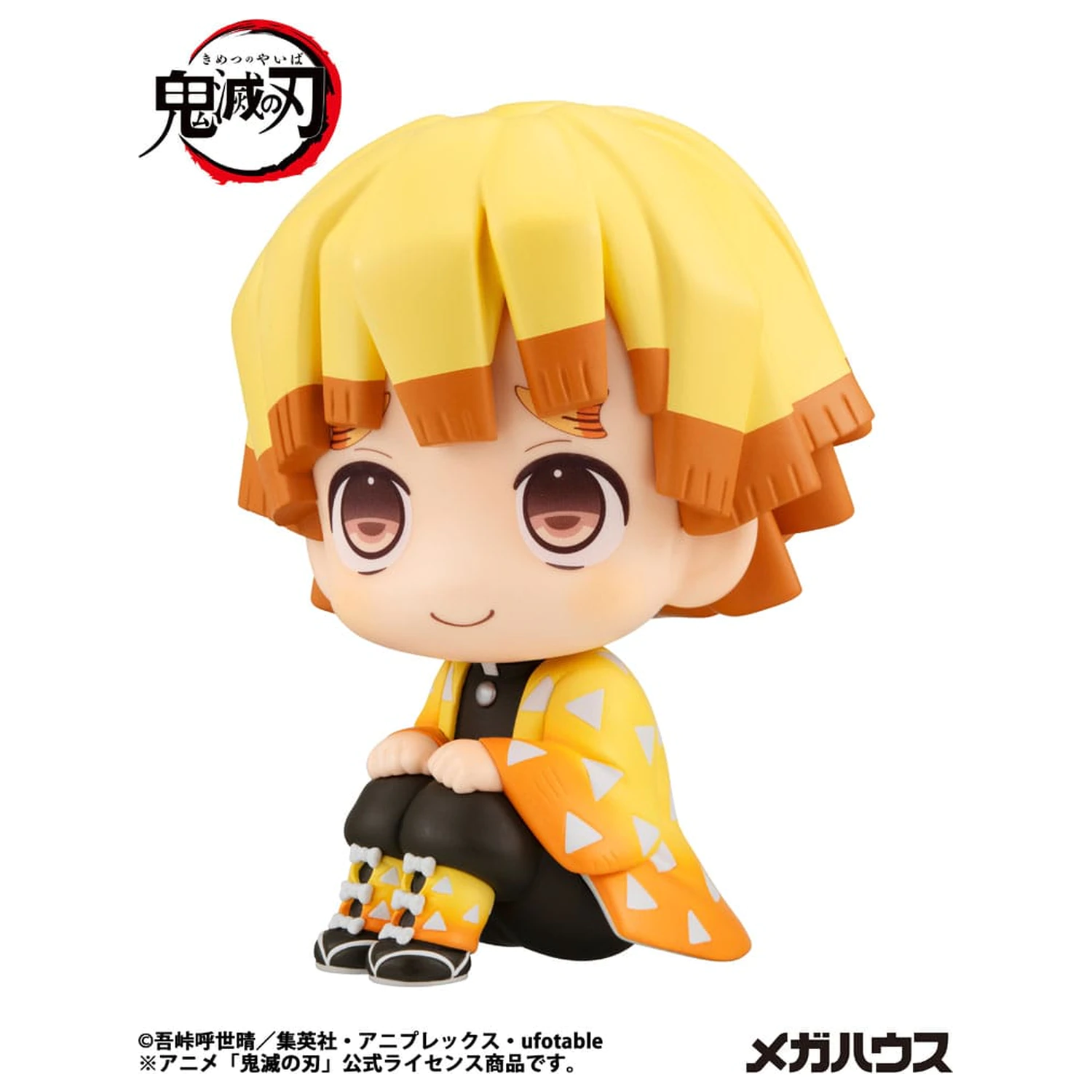 Demon Slayer Kimetsu no Yaiba Look Up PVC Statue Zenitsu Agatsuma Smile Ver. 11 cm Produktfoto