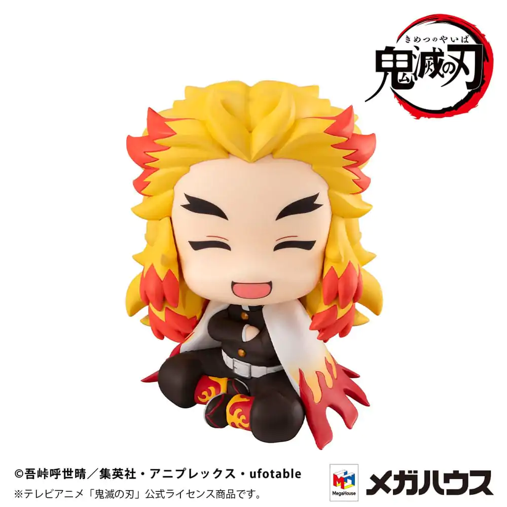 Demon Slayer: Kimetsu no Yaiba Look Up PVC Statue Rengoku Kyoujurou Smile Ver. 11 cm (with gift) termékfotó