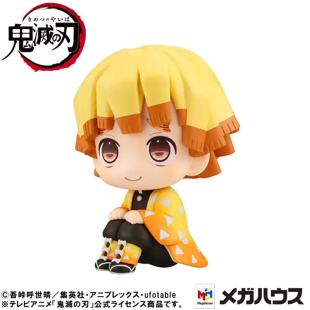 Demon Slayer: Kimetsu no Yaiba Look Up PVC Statue Zenitsu Agatsuma Smile Ver. 11 cm termékfotó