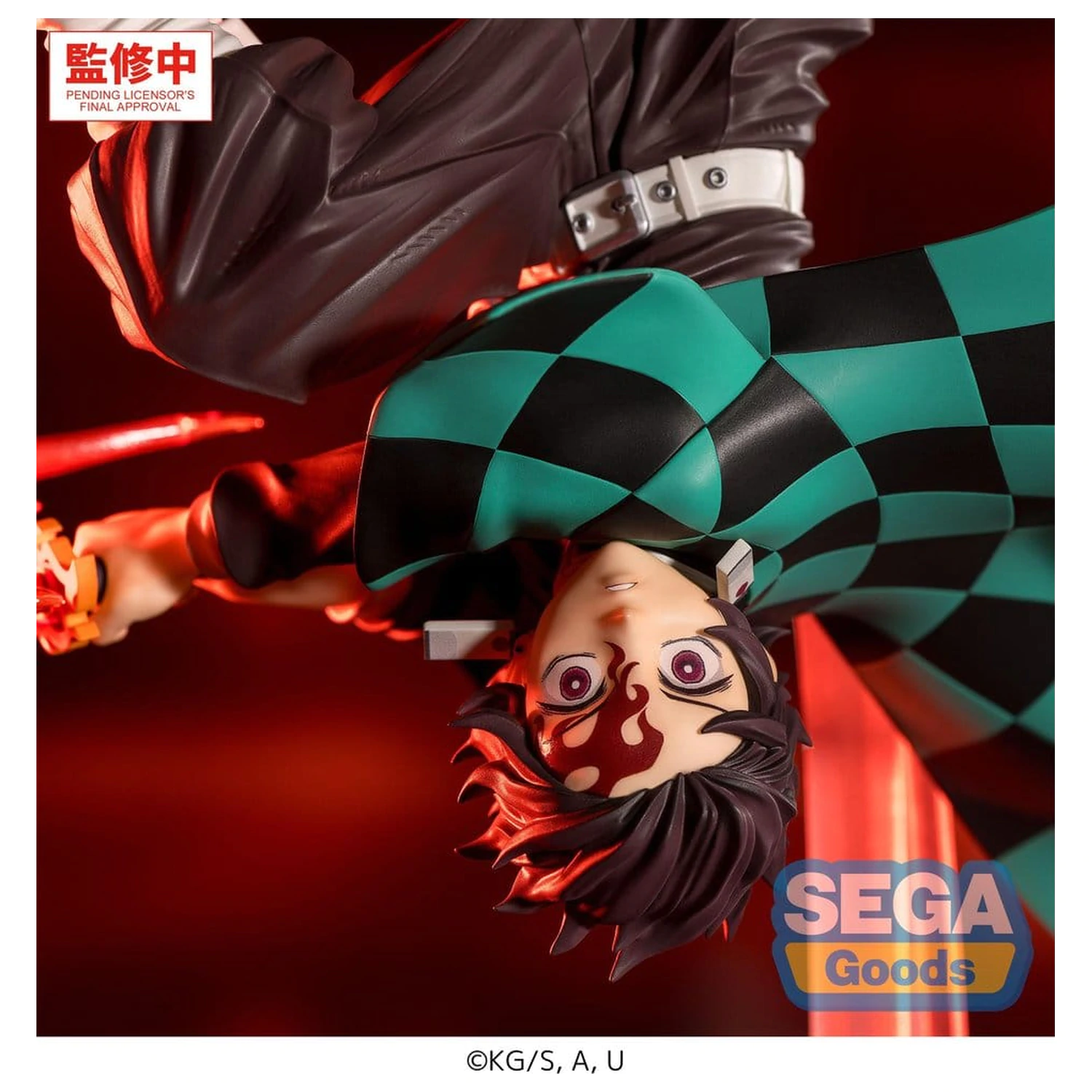 Demon Slayer: Kimetsu no Yaiba Luminasta PVC Figur Tanjiro Kamado Hinokami Kagura Setting Sun Transformation 15 cm Produktfoto