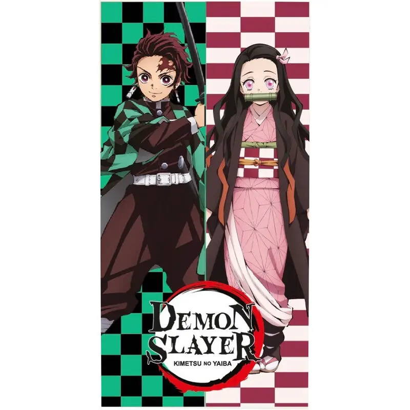 Demon Slayer Kimetsu no Yaiba Microfaser Strandtuch termékfotó