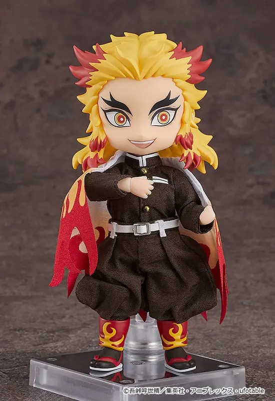 Demon Slayer: Kimetsu no Yaiba Nendoroid Doll Actionfigur Kyojuro Rengoku 14 cm termékfotó