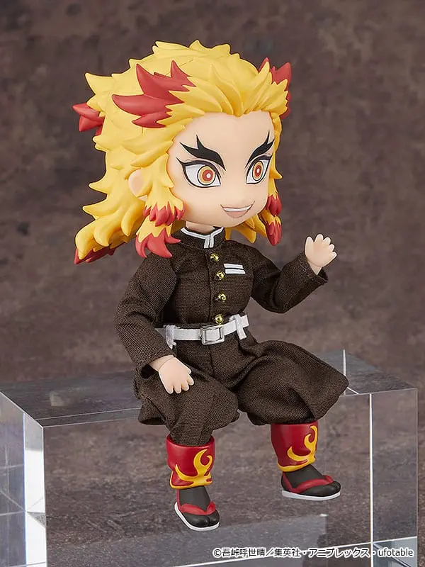 Demon Slayer: Kimetsu no Yaiba Nendoroid Doll Actionfigur Kyojuro Rengoku 14 cm termékfotó