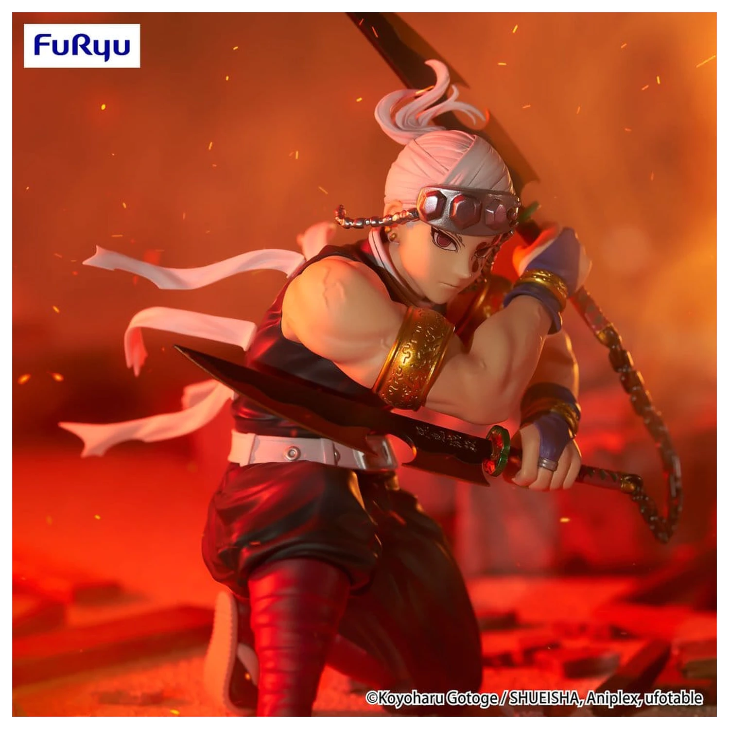 Demon Slayer: Kimetsu no Yaiba Noodle Stopper PVC-Figur Uzui Tengen 15 Zentimeter Produktfoto