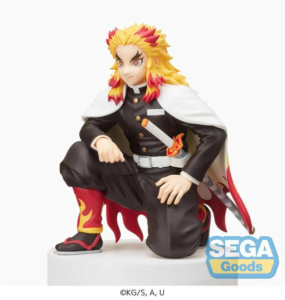Demon Slayer: Kimetsu no Yaiba PM Perching PVC Statue Kyojuro Rengoku (Hashira Meeting) 12 cm Produktfoto