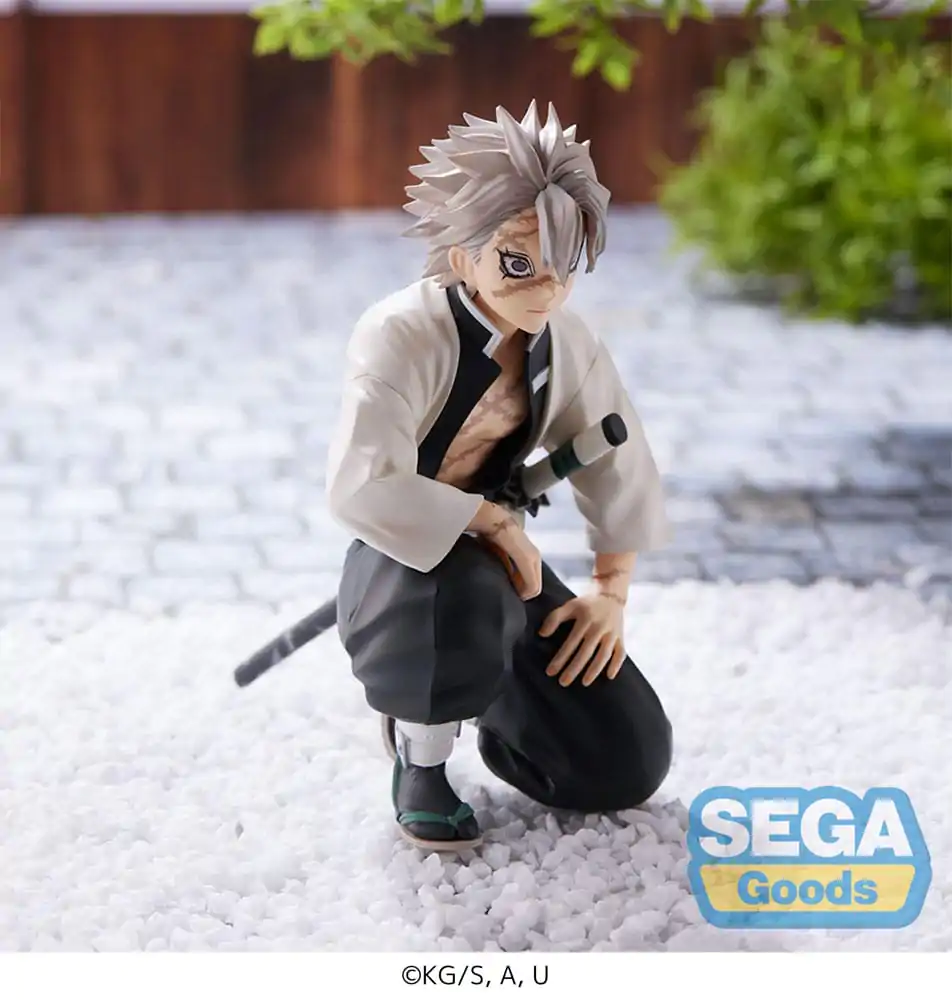 Demon Slayer: Kimetsu no Yaiba PM Perching PVC Statue Sanemi Shinazugawa (Hashira Meeting) 11 cm (re-run) termékfotó