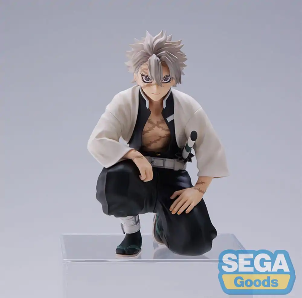 Demon Slayer: Kimetsu no Yaiba PM Perching PVC Statue Sanemi Shinazugawa (Hashira Meeting) 11 cm (re-run) termékfotó