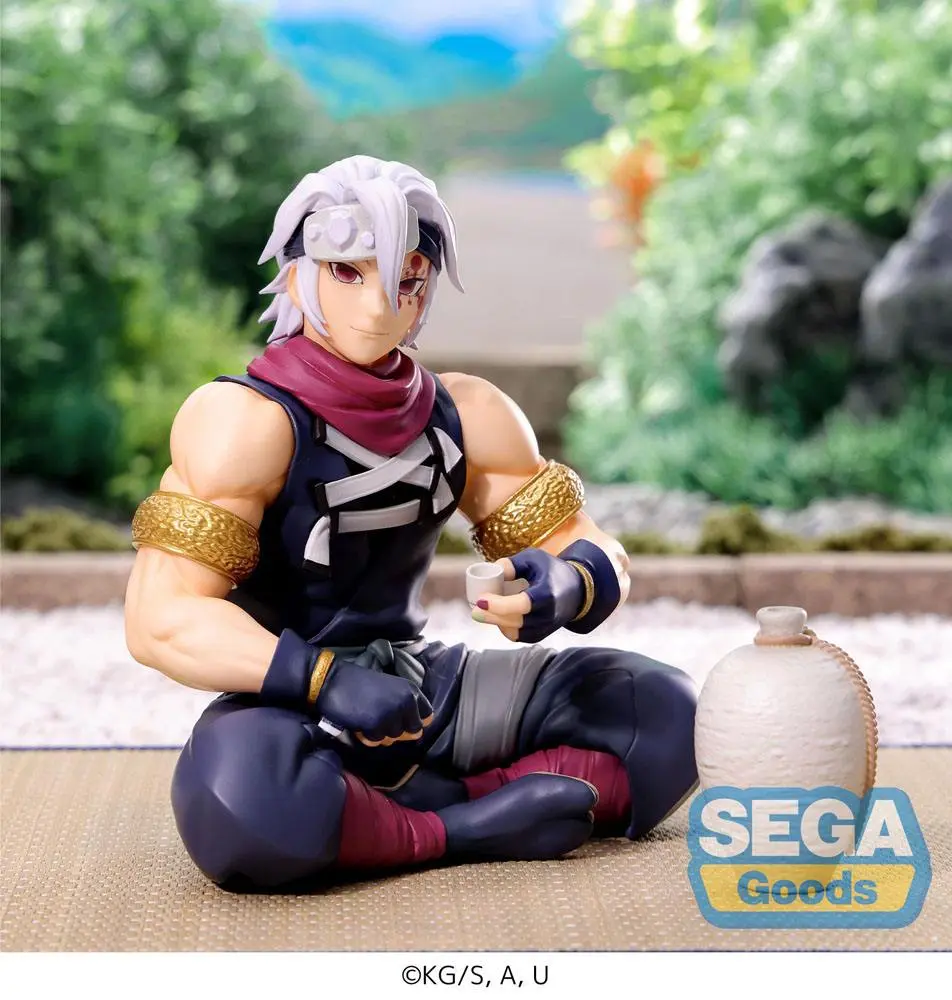 Demon Slayer: Kimetsu no Yaiba PM Perching PVC Statue Tengen Uzui Shinobi Costume 11 cm Produktfoto
