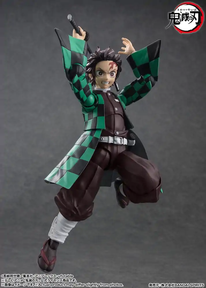 Demon Slayer: Kimetsu no Yaiba S.H. Figuarts Actionfigur Tanjiro Kamado 14 cm termékfotó