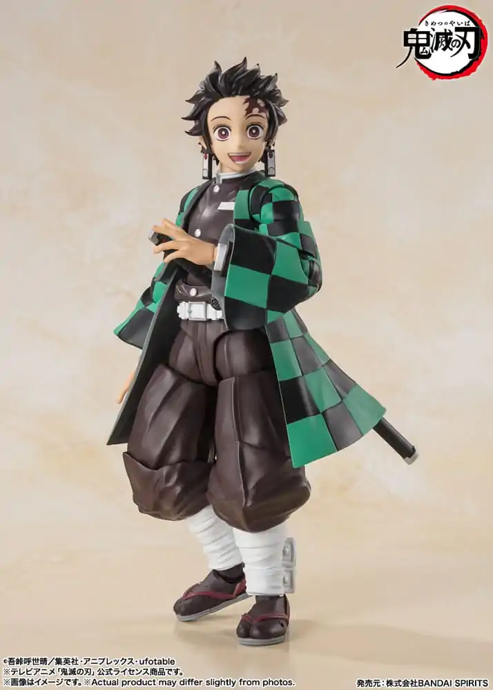 Demon Slayer: Kimetsu no Yaiba S.H. Figuarts Actionfigur Tanjiro Kamado 14 cm termékfotó