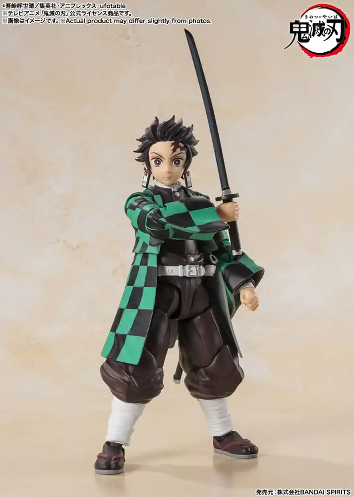 Demon Slayer: Kimetsu no Yaiba S.H. Figuarts Actionfigur Tanjiro Kamado 14 cm termékfotó