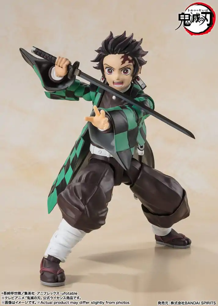 Demon Slayer: Kimetsu no Yaiba S.H. Figuarts Actionfigur Tanjiro Kamado 14 cm termékfotó