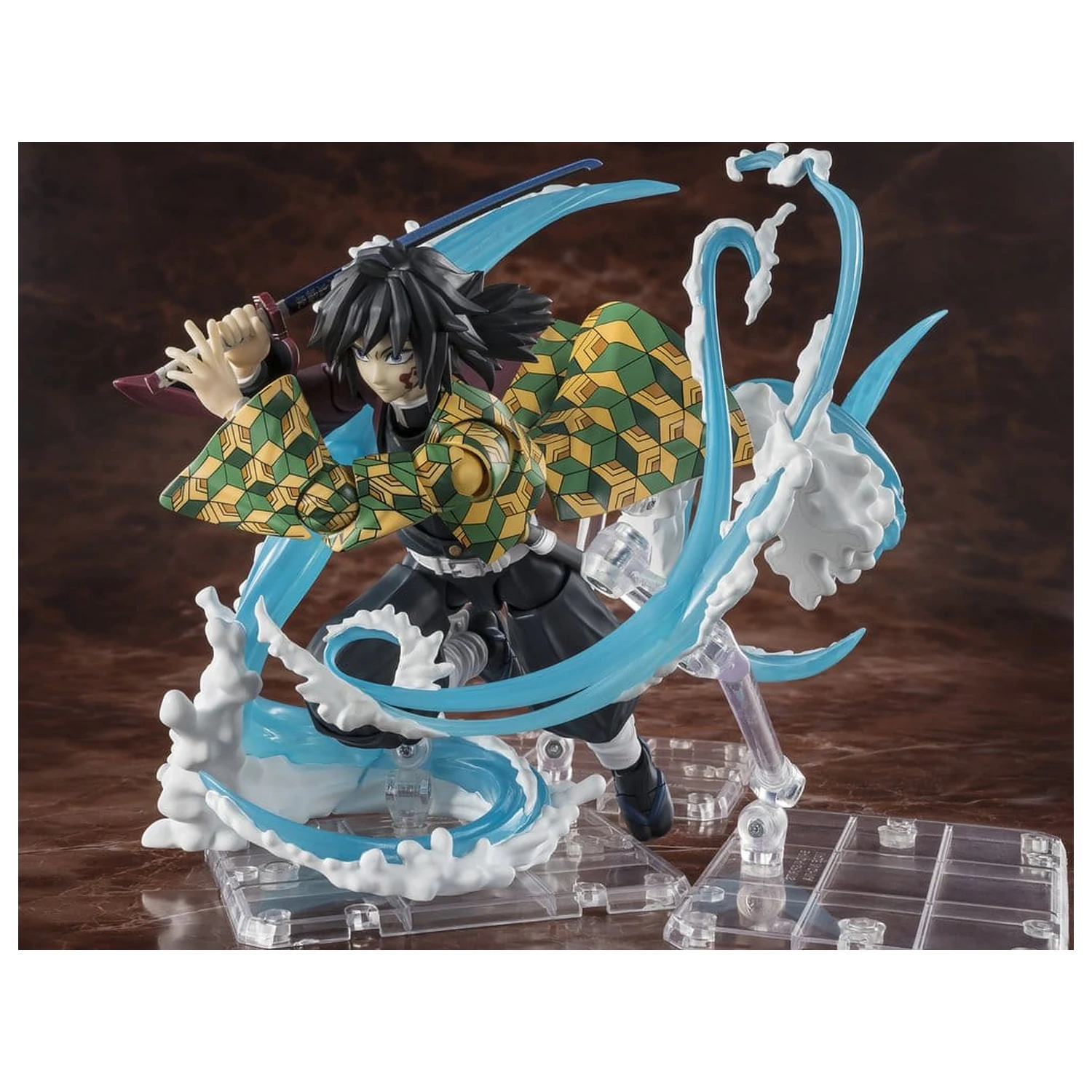 Demon Slayer: Kimetsu no Yaiba S.H. Figuarts Zubehör-Set Tanjiro Kamado & Giyu Tomioka Water Breathing Optionale Teile-Set Produktfoto