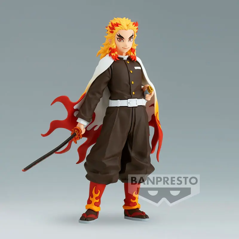 Demon Slayer Kimetsu no Yaiba Kyojuro Rengoku Figur 17cm termékfotó