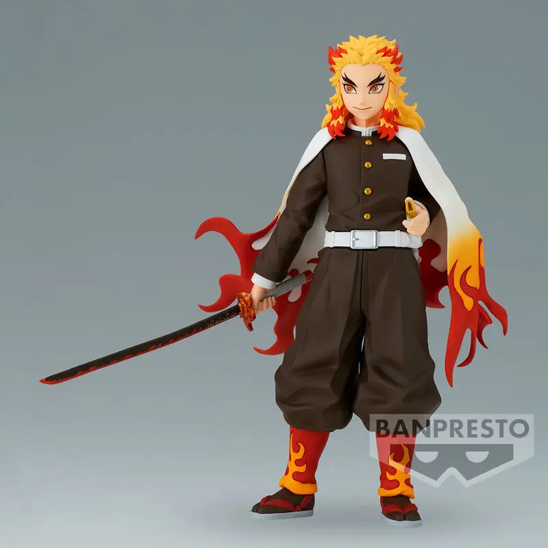 Demon Slayer Kimetsu no Yaiba Kyojuro Rengoku Figur 17cm termékfotó