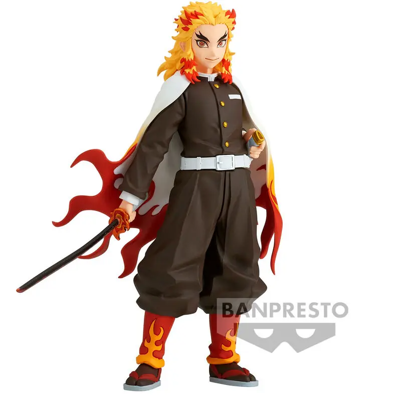 Demon Slayer Kimetsu no Yaiba Kyojuro Rengoku Figur 17cm termékfotó