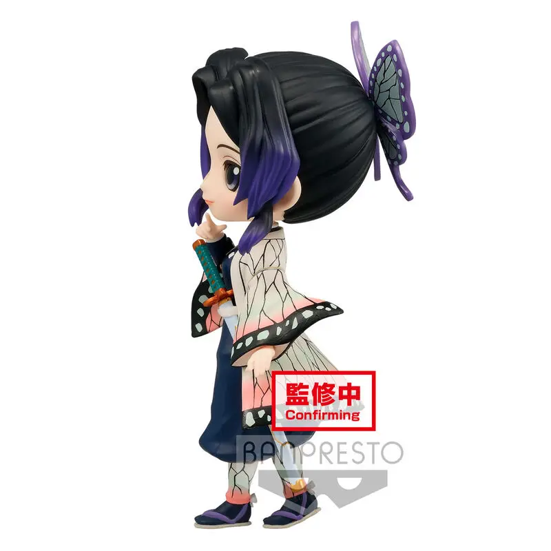 Demon Slayer Kimetsu no Yaiba Q Posket Mini Figur Shinobu Kocho Ver. A 13 cm Produktfoto