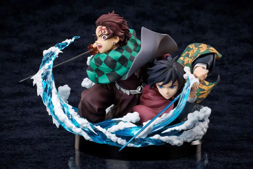 Demon Slayer: Kimetsu no Yaiba PVC Statue Tanjiro & Giyuu 13 cm Produktfoto