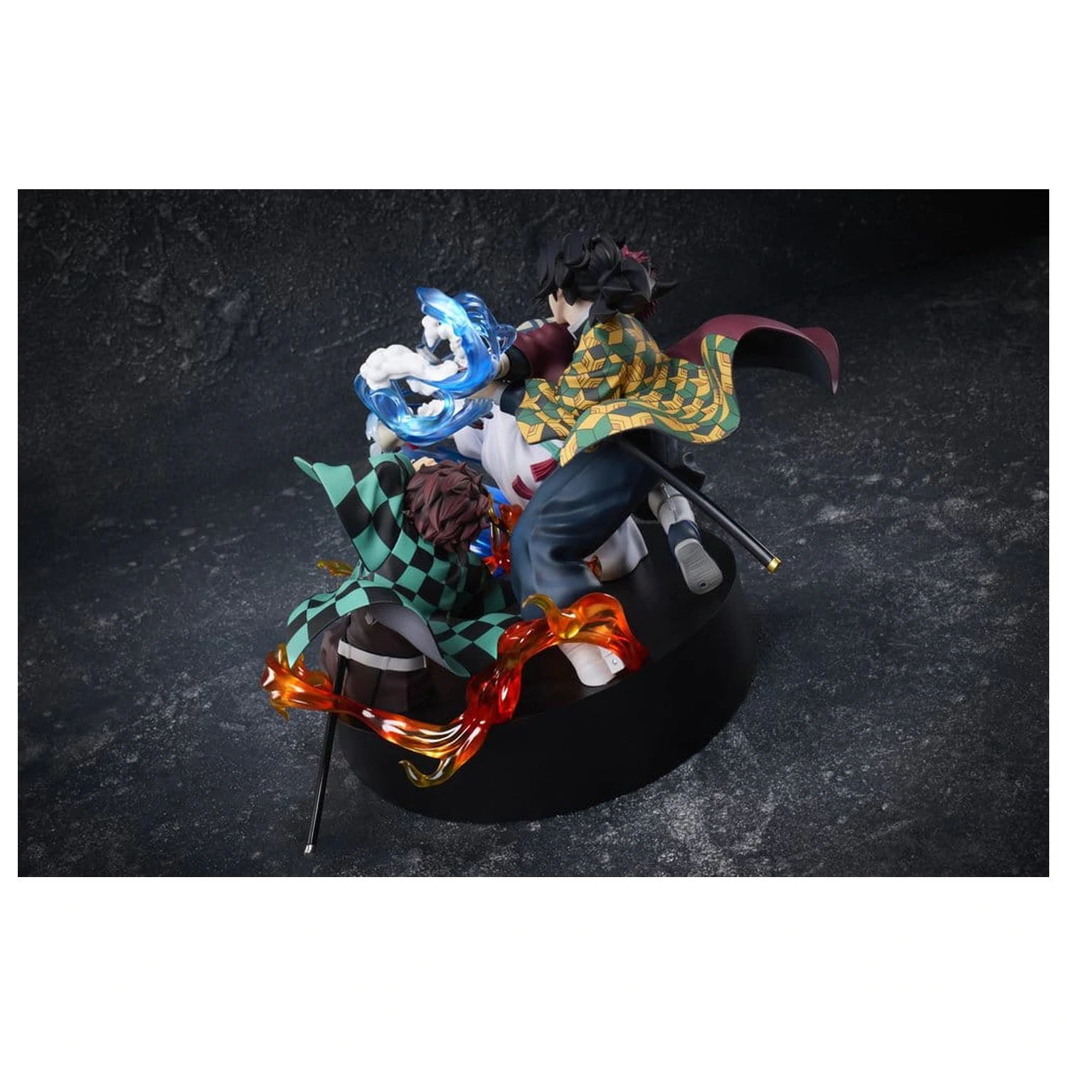 Demon Slayer: Kimetsu no Yaiba PVC Figur Tanjiro Kamado & Giyu Tomioka & Akaza 13 cm Produktfoto