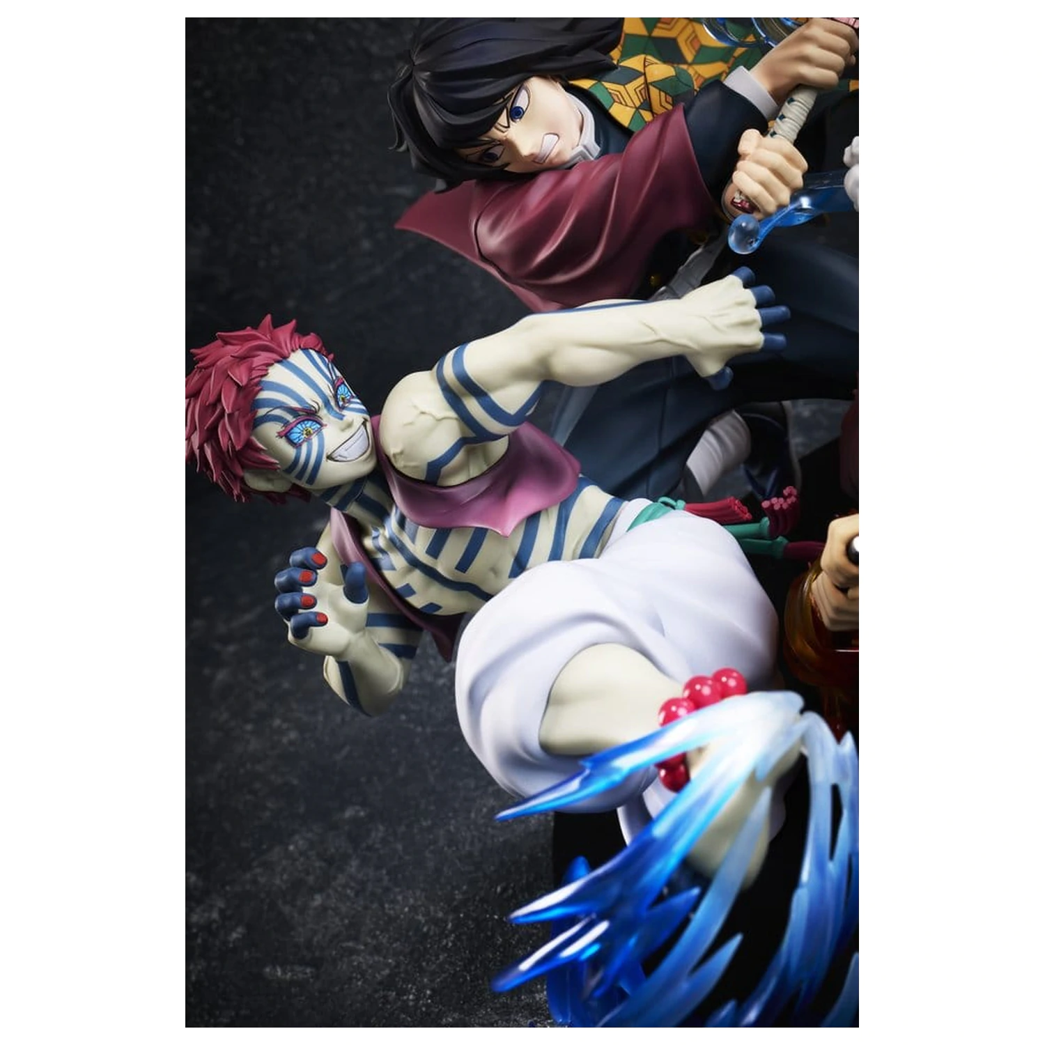 Demon Slayer: Kimetsu no Yaiba PVC Figur Tanjiro Kamado & Giyu Tomioka & Akaza 13 cm Produktfoto