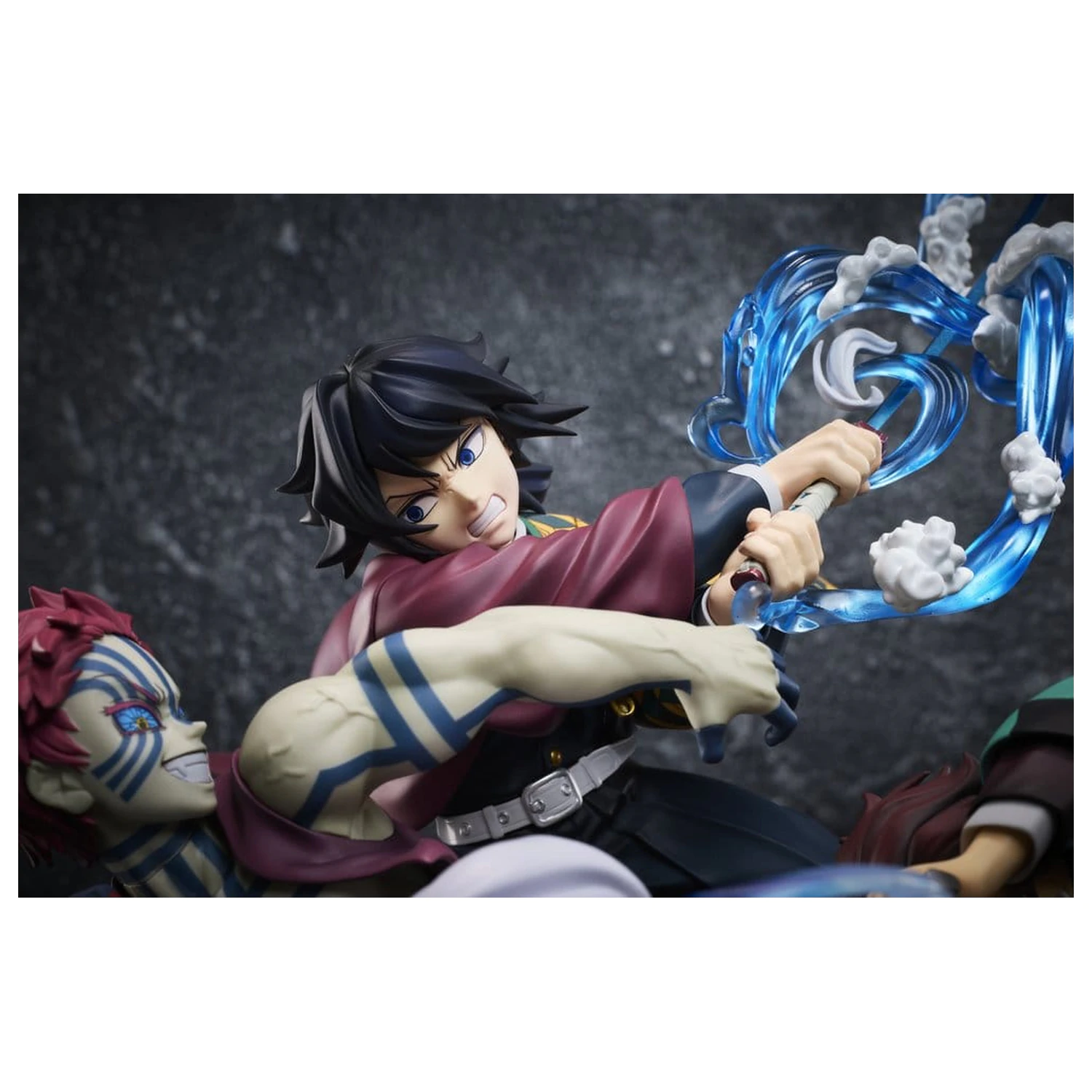 Demon Slayer: Kimetsu no Yaiba PVC Figur Tanjiro Kamado & Giyu Tomioka & Akaza 13 cm Produktfoto