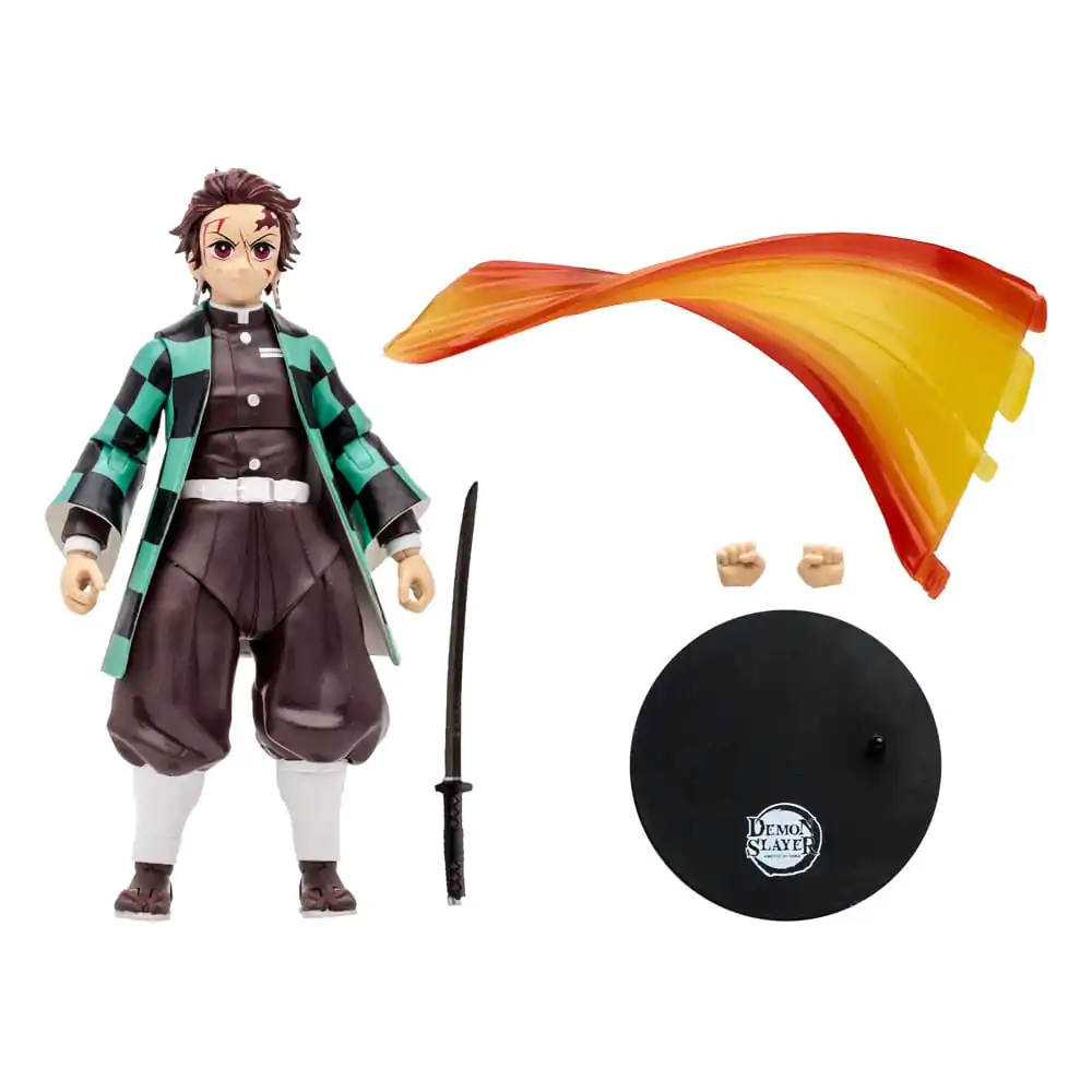 Demon Slayer: Kimetsu no Yaiba Actionfigur Tanjiro Kamado (Rui Battle Variant) 18 cm Produktfoto