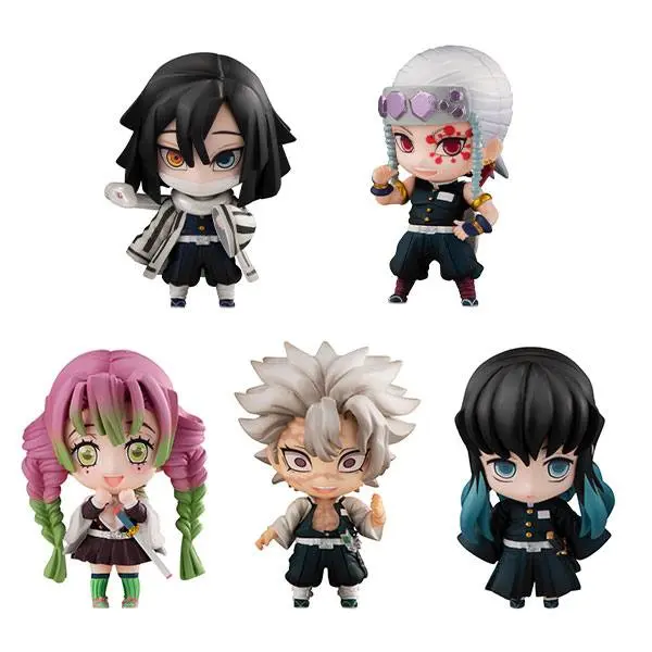 Demon Slayer: Kimetsu no Yaiba Sammelfiguren 5er-Pack Tanjiro & The Hashira Mascot Set B 5 cm termékfotó