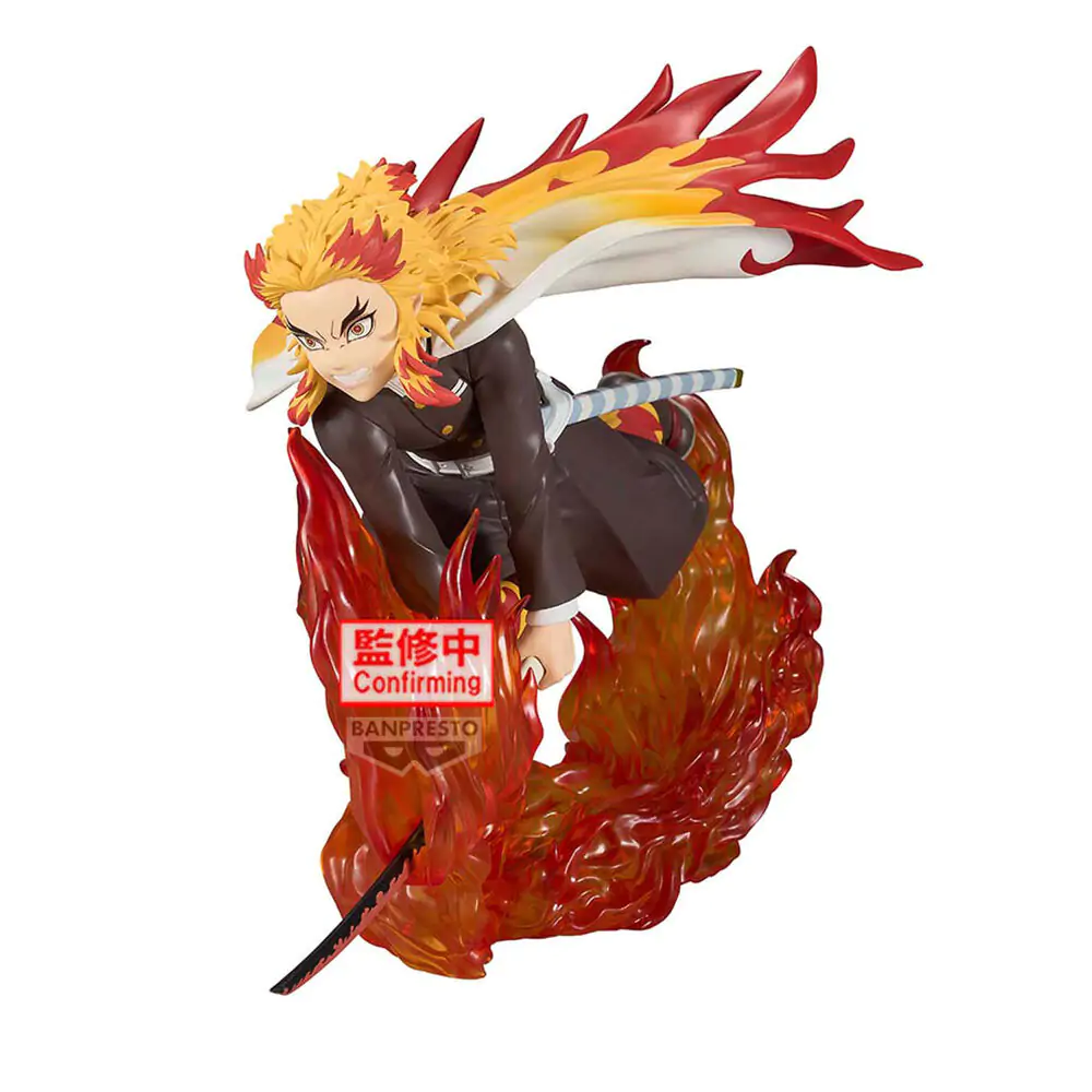 Demon Slayer Kimetsu no Yaiba Vibration Stars Kyojuro Rengoku Figur 14cm Produktfoto