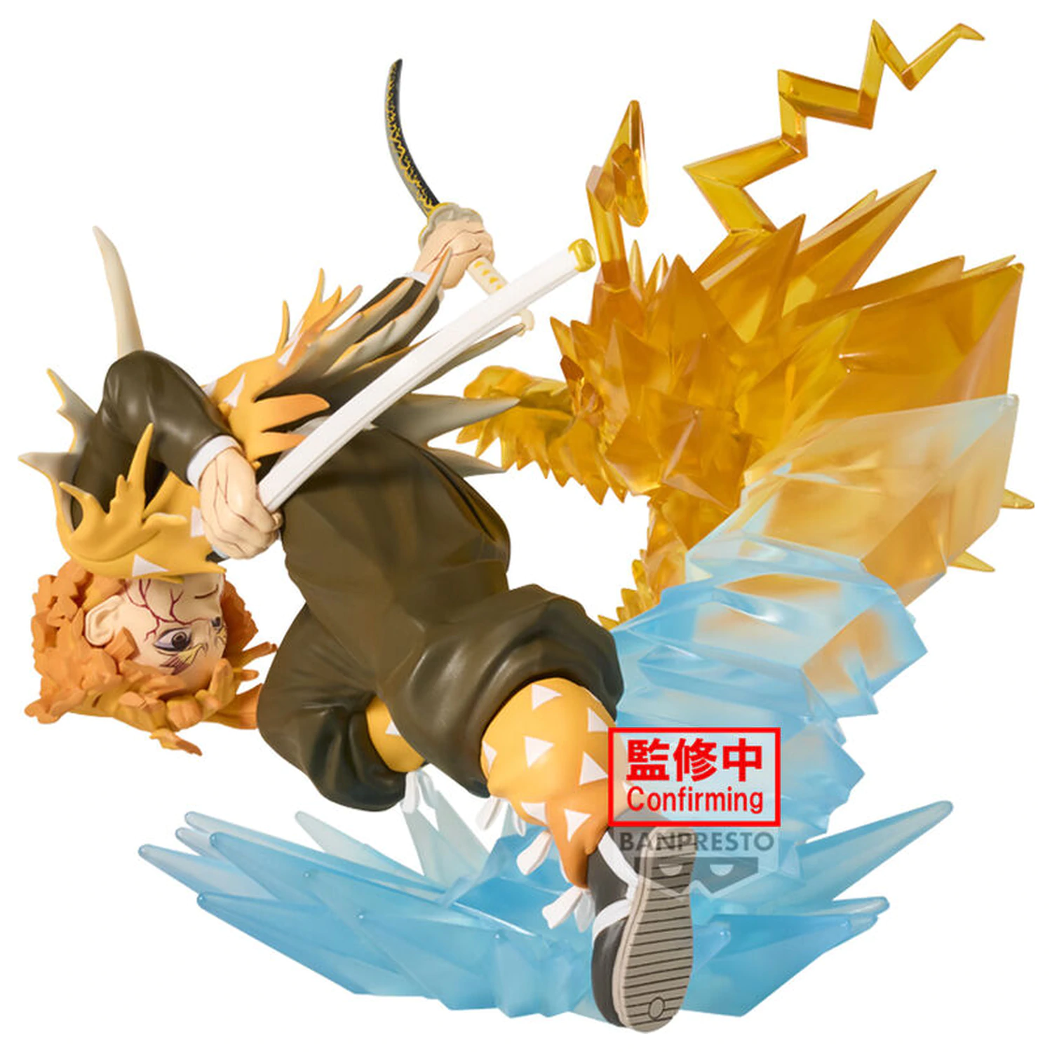 Demon Slayer Kimetsu no Yaiba Vibration Stars Zenitsu Agatsuma Figur 12cm Produktfoto