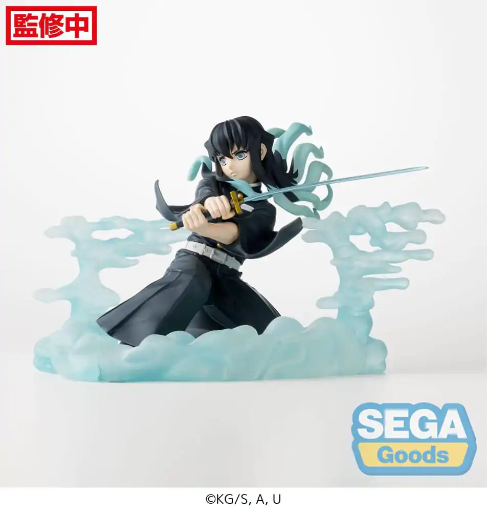 Demon Slayer: Kimetsu no Yaiba Xross Link Anime PVC Statue Muichiro Tokito Hashira Training Arc 11 cm termékfotó