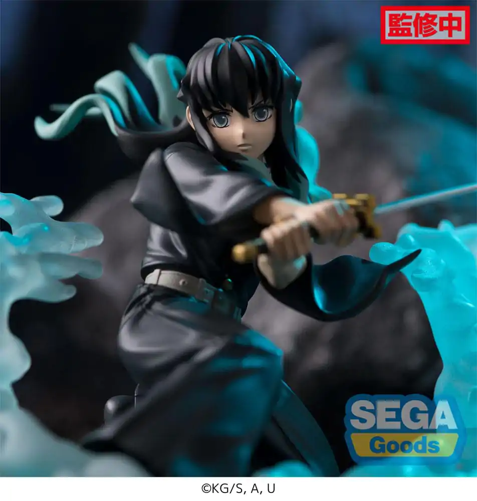 Demon Slayer: Kimetsu no Yaiba Xross Link Anime PVC Statue Muichiro Tokito Hashira Training Arc 11 cm termékfotó