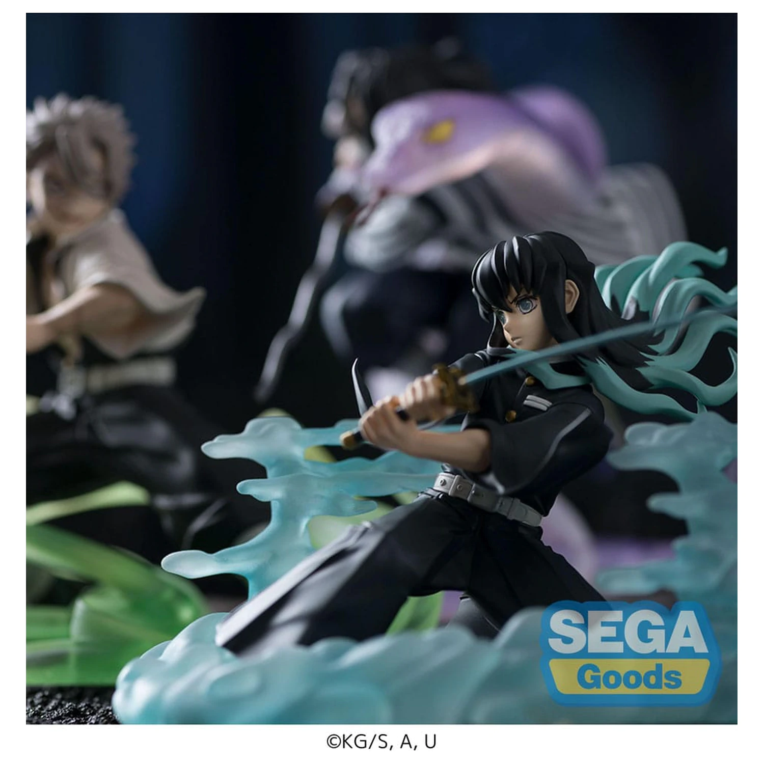 Demon Slayer: Kimetsu no Yaiba Xross Link Anime PVC Statue Muichiro Tokito Hashira Training Arc 11 cm Produktfoto