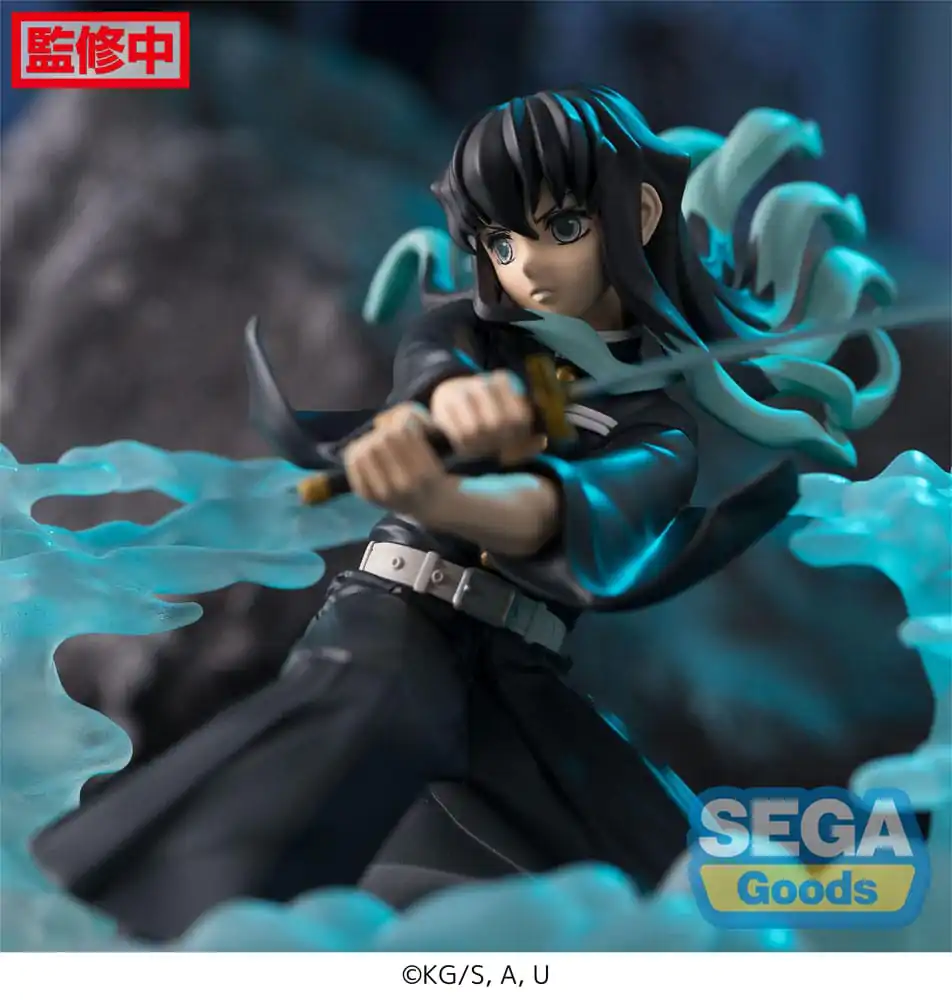 Demon Slayer: Kimetsu no Yaiba Xross Link Anime PVC Statue Muichiro Tokito Hashira Training Arc 11 cm termékfotó