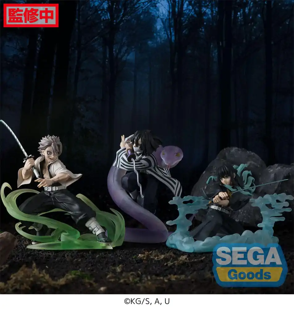 Demon Slayer: Kimetsu no Yaiba Xross Link Anime PVC Statue Muichiro Tokito Hashira Training Arc 11 cm termékfotó