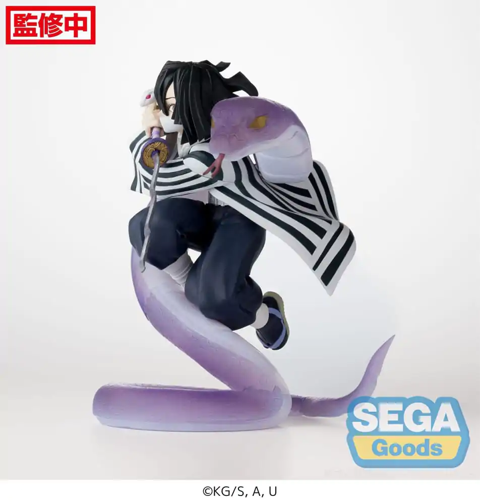 Demon Slayer: Kimetsu no Yaiba Xross Link Anime PVC Statue Obanai Iguro Hashira Training Arc 14 cm termékfotó