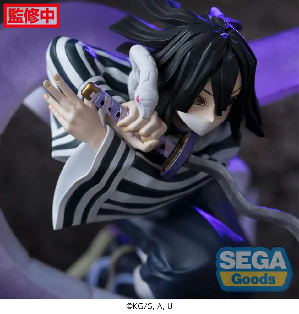 Demon Slayer: Kimetsu no Yaiba Xross Link Anime PVC Statue Obanai Iguro Hashira Training Arc 14 cm termékfotó