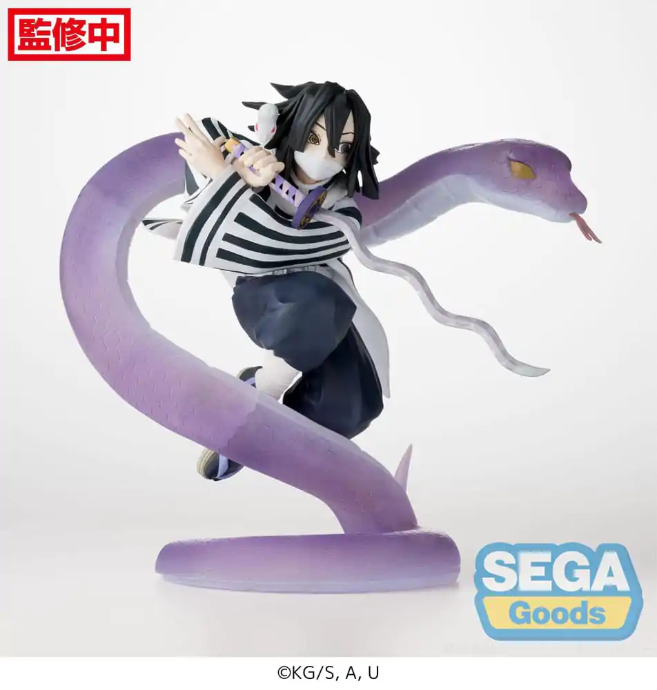 Demon Slayer: Kimetsu no Yaiba Xross Link Anime PVC Statue Obanai Iguro Hashira Training Arc 14 cm termékfotó