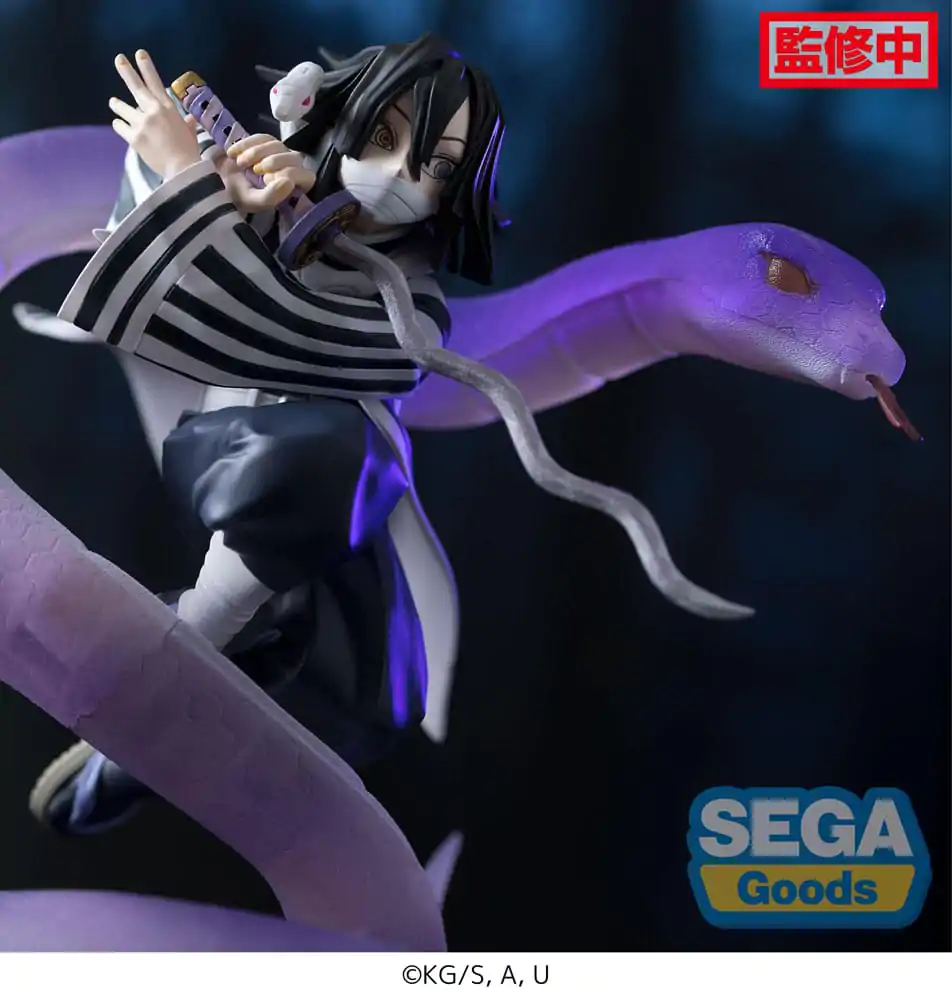 Demon Slayer: Kimetsu no Yaiba Xross Link Anime PVC Statue Obanai Iguro Hashira Training Arc 14 cm termékfotó