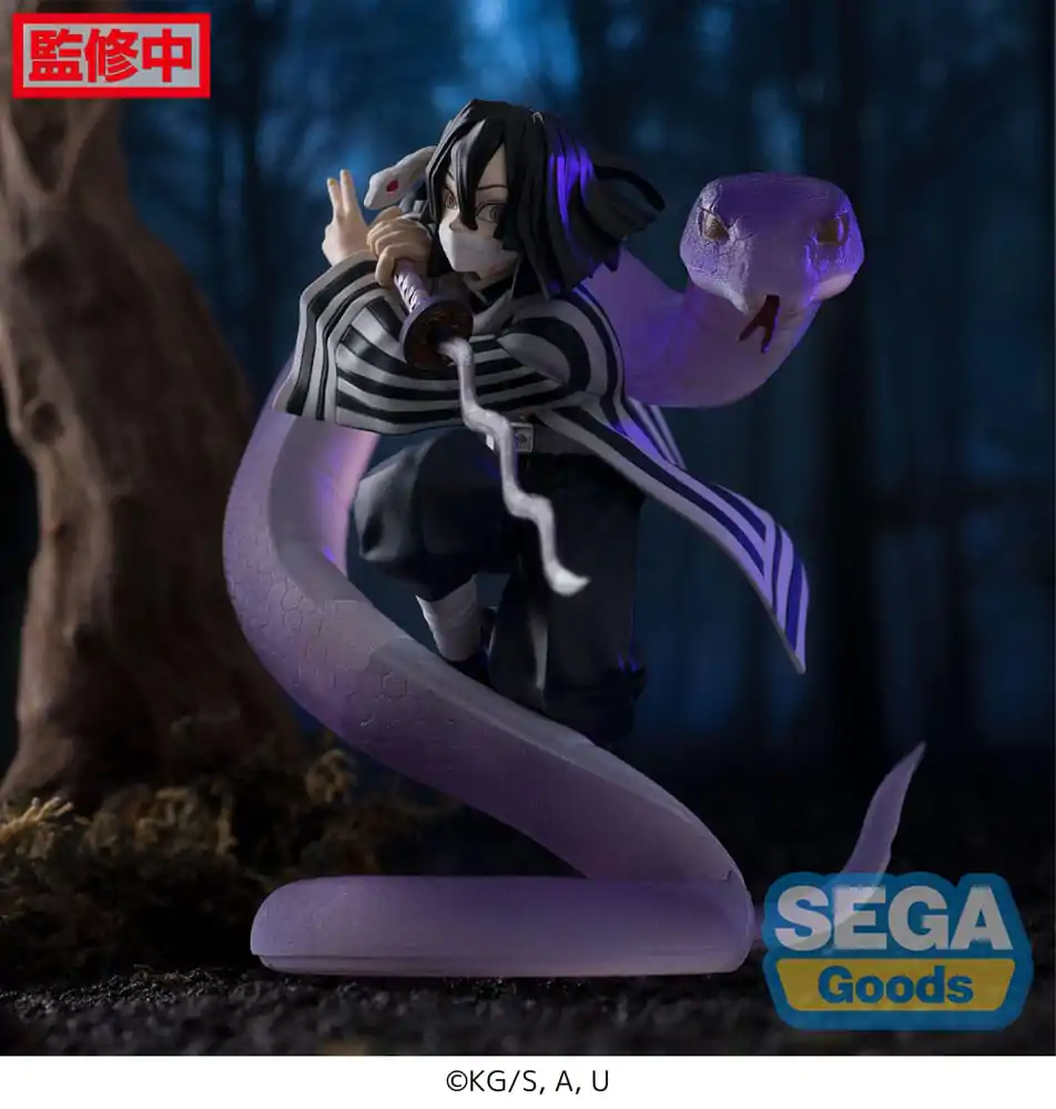 Demon Slayer: Kimetsu no Yaiba Xross Link Anime PVC Statue Obanai Iguro Hashira Training Arc 14 cm termékfotó