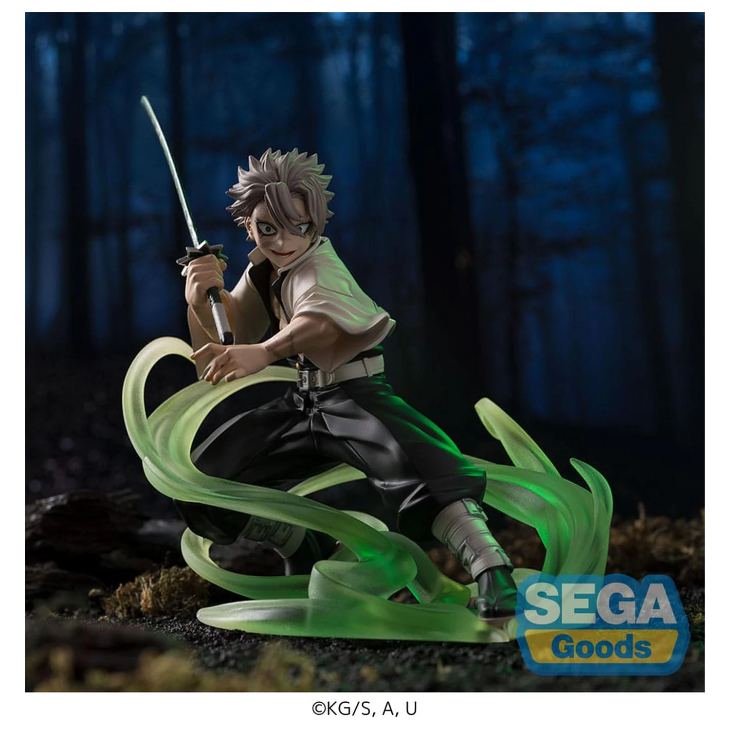Demon Slayer: Kimetsu no Yaiba Xross Link Anime PVC Figur Sanemi Shinazugawa Hashira Training Arc 12 cm Produktfoto