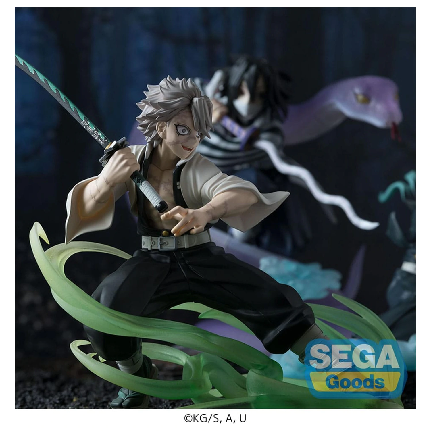 Demon Slayer: Kimetsu no Yaiba Xross Link Anime PVC Figur Sanemi Shinazugawa Hashira Training Arc 12 cm Produktfoto