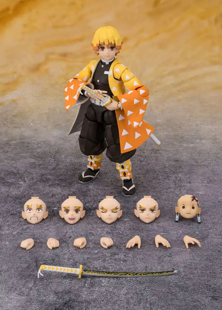 Demon Slayer Kimetsu no Yaiba Zenitsu Agatsuma S.H. Figuarts Figur 14 cm Produktfoto