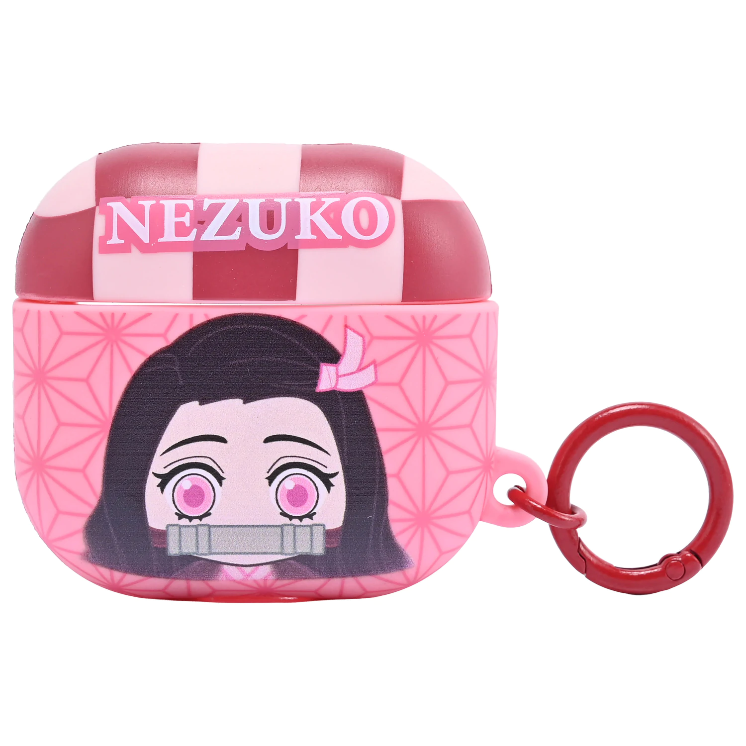 Demon Slayer Nezuko 3D Schaumstoff AirPods Hülle Taschenclip Produktfoto