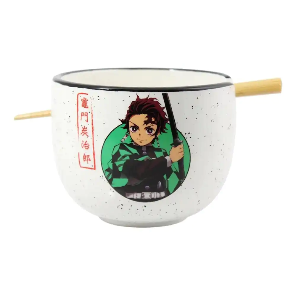 Demon Slayer Ramen-Schüssel mit Stäbchen Tanjiro 414 ml Produktfoto