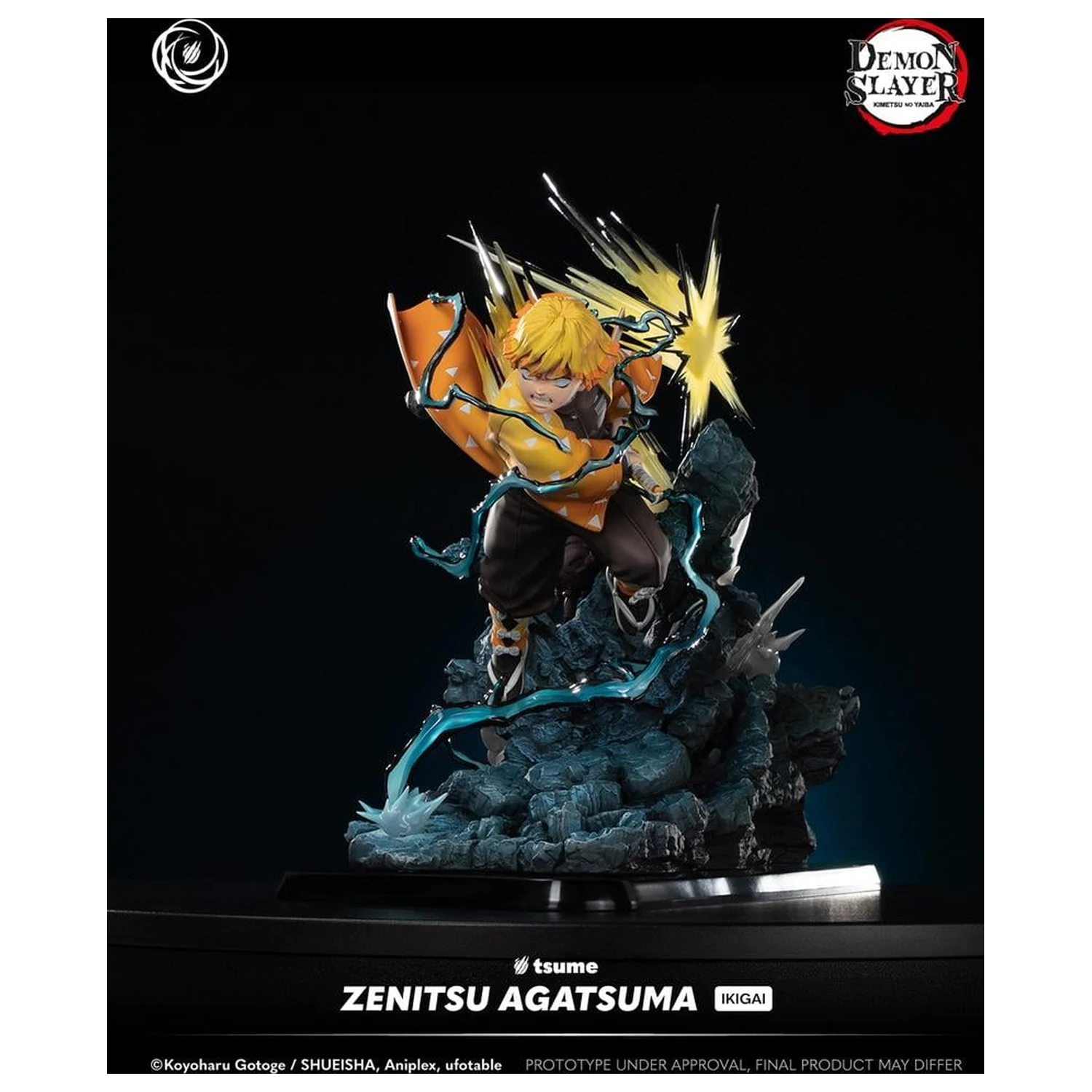 Demon Slayer Zenitsu Agatsuma Statue Ikigai 1/6 Von Tsume 41 Zentimeter Produktfoto