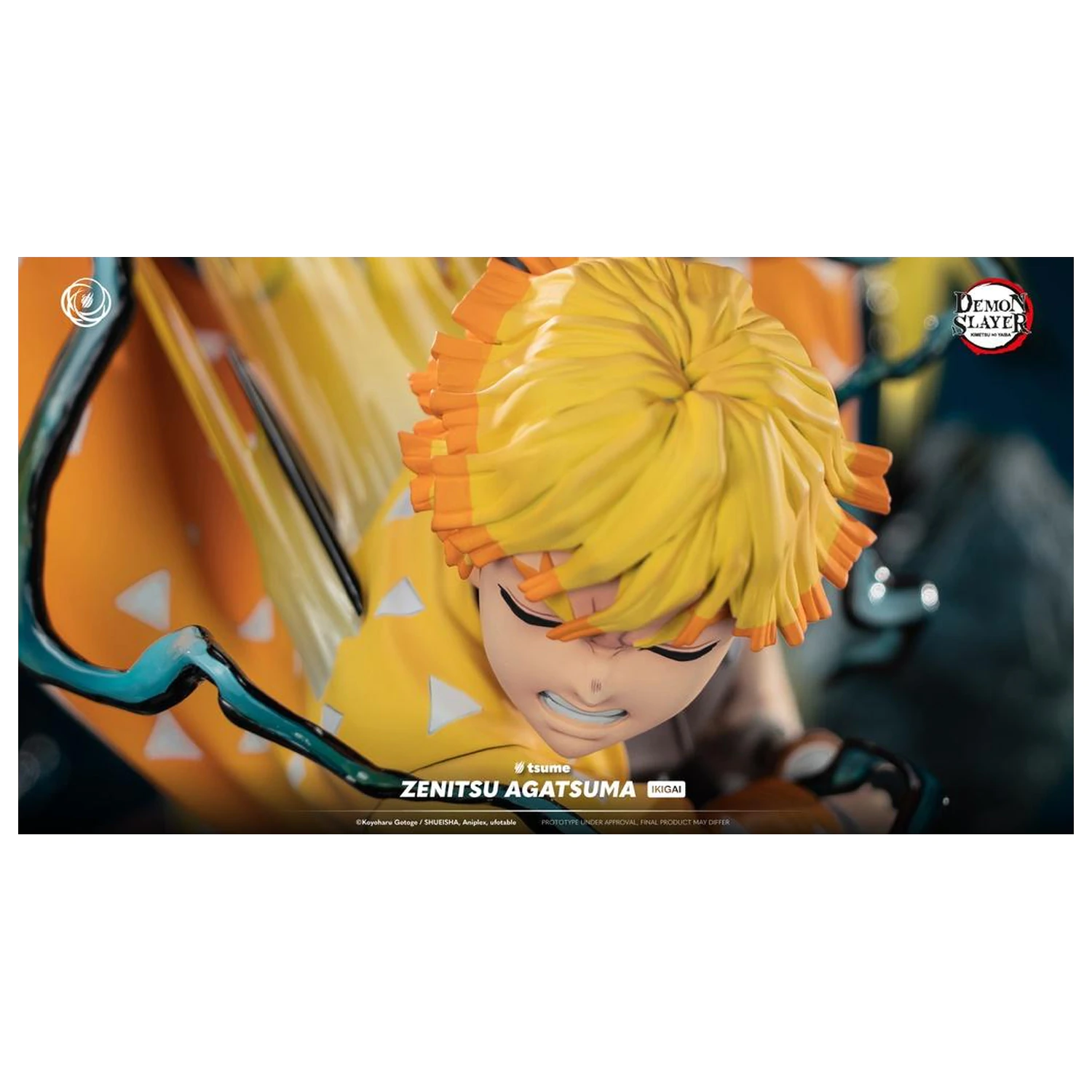 Demon Slayer Zenitsu Agatsuma Statue Ikigai 1/6 Von Tsume 41 Zentimeter Produktfoto