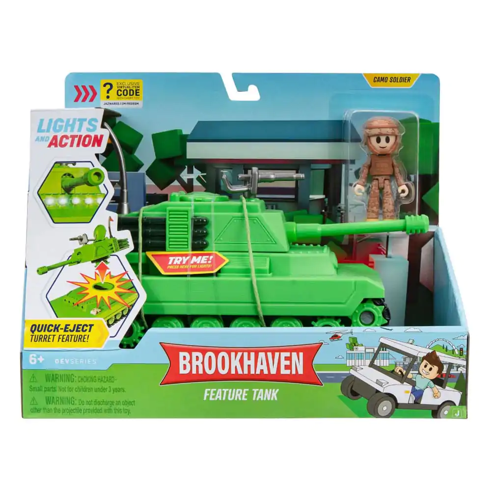 Dev Series Fahrzeug mit Figur Brookhaven: Tank Wave 2 Produktfoto